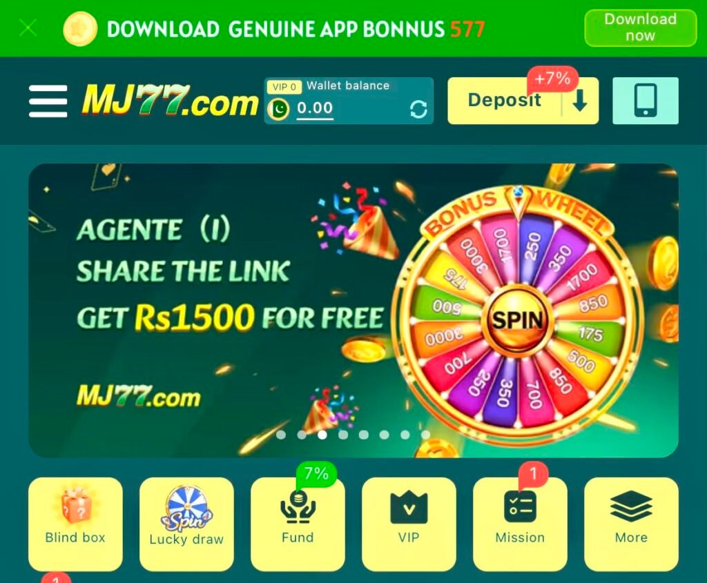 MJ77 Game Earn And Login